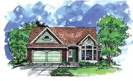 image of small cape cod house plan 1297